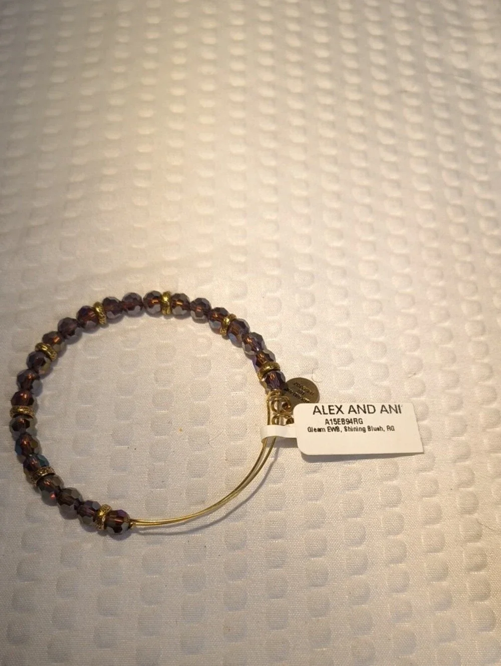Alex and Ani iridescent purple